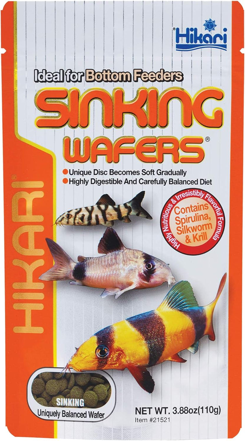 Hikari Tropical Sinking Wafers for Catfish, Loaches and Bottom Feeders 3.88 oz