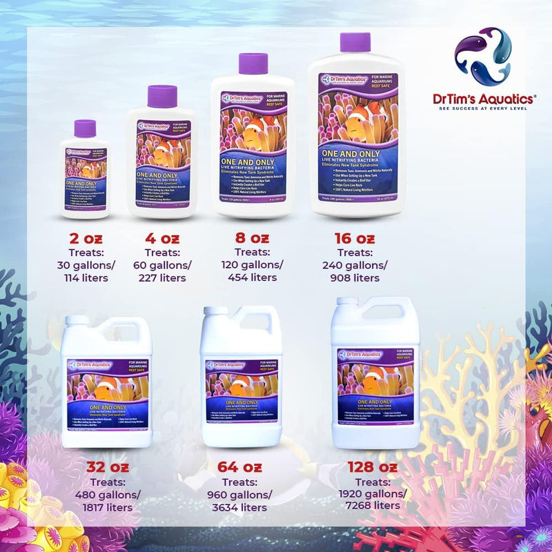 DrTim's Aquatics Reef One and Only Nitrifying Bacteria 8 oz.