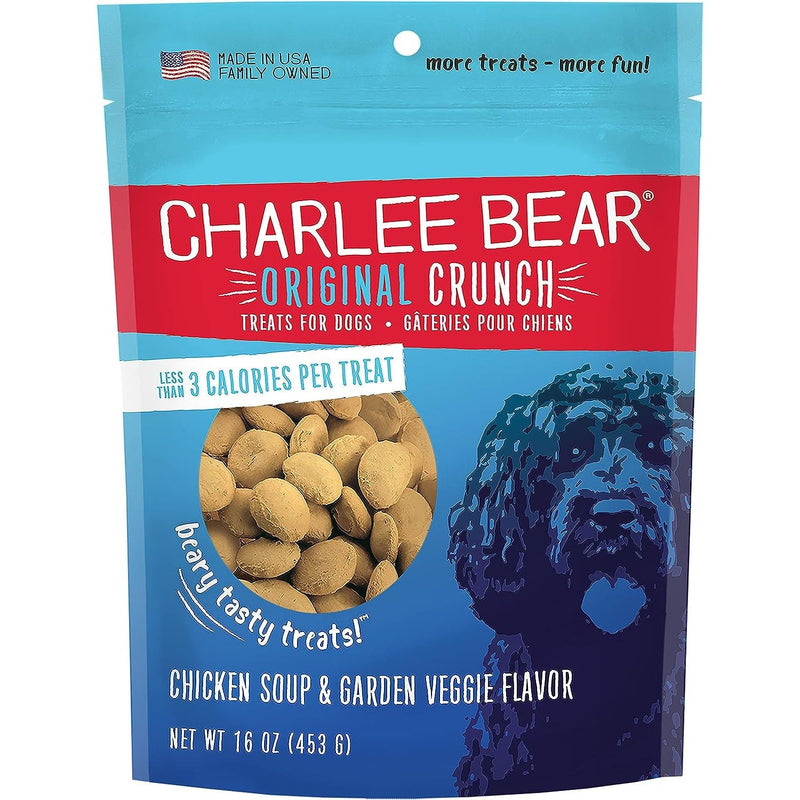 Charlee Bear Chicken Soup & Garden Veggie Dog Treats 16 oz.