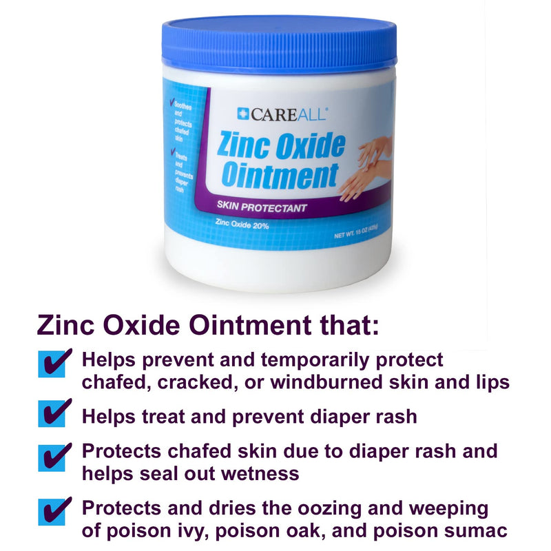 CareAll Zinc Oxide Oinment Jar 15 oz.