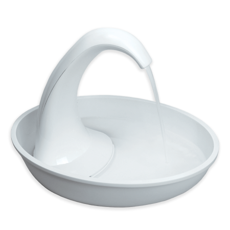 Pioneer Pet Swan Plastic Drinking Fountain 80 oz.