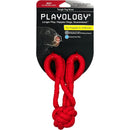 Playology Puppy Tough Knot Tug Toys with Squeaker for Puppies Up to 60lbs, Beef