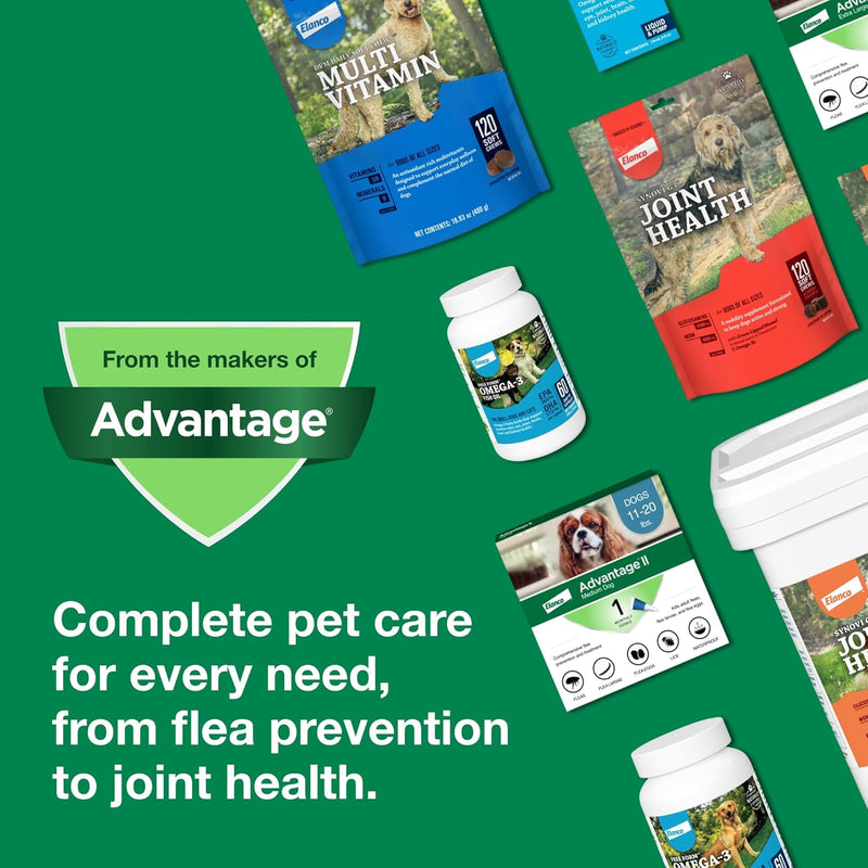 Advantage II Flea Prevention and Treatment 21-55 lbs. 4-Month Supply