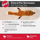 Ethical Pet Skinneeez Fox Stuffless Squeaky Dog Toy 23-Inch Ethical Pet