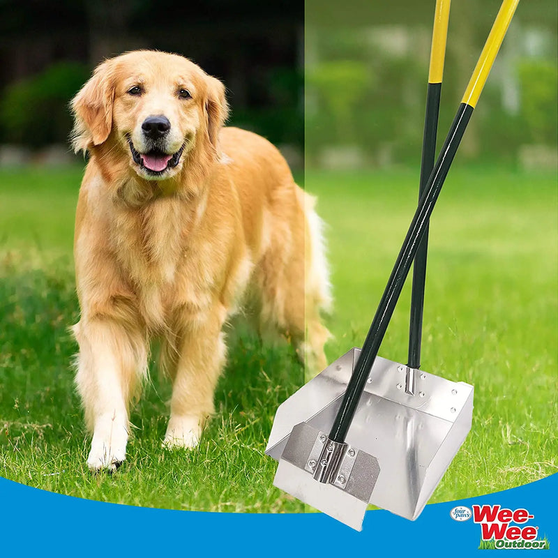 Four Paws Dog Poop Rake & Spade Set LG 9.5" X10" Four Paws