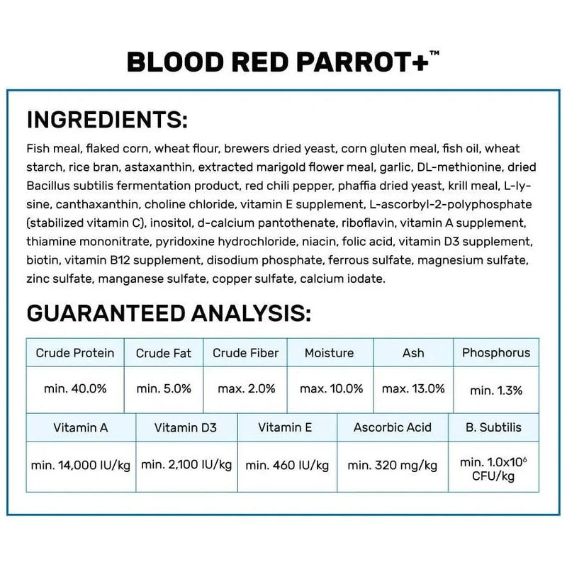 Hikari Blood-Red Parrot Pellet 11.7 oz Hikari