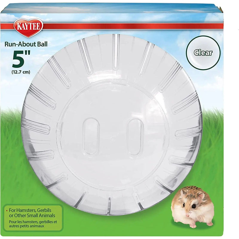 Kaytee 5" Run-About Ball Mini Moon Glow for Hamster Small Animals Kaytee