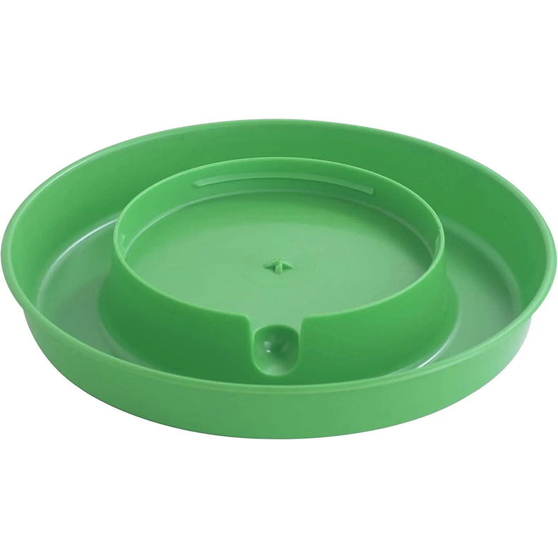 Little Giant Plastic Screw-On Waterer Base 1 Gallon, Green Little Giant