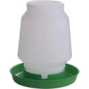 Little Giant Plastic Screw-On Waterer Base 1 Gallon, Green Little Giant