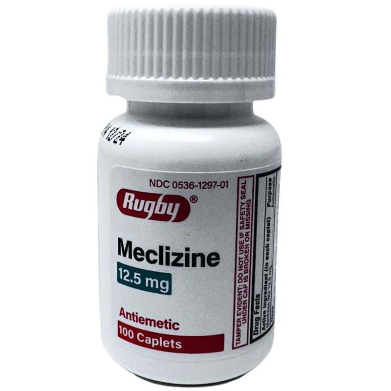 Meclizine Dizziness 12.5mg Caplets 100ct Rugby