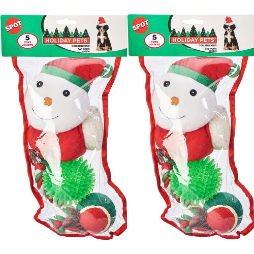 Ethical Pet Spot Holiday Dog Stocking Large 5pcs Per Stocking 2-Pack