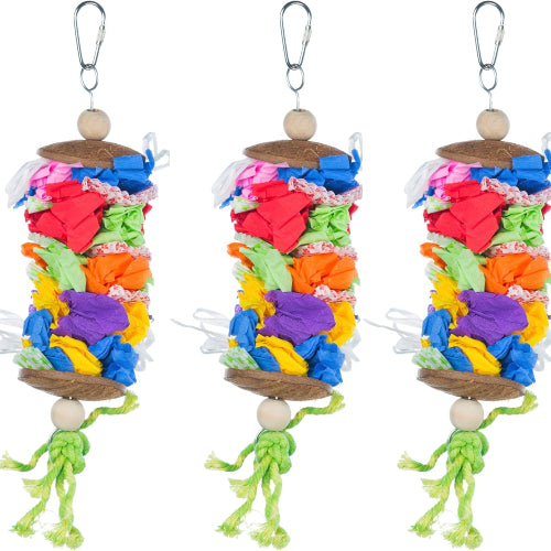 Prevue Pet Products Laundry Day Bird Toy 3-Pack