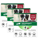 Advantage II Flea Prevention and Treatment 21-55 lbs. 3-Pack