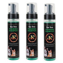 E3 K9 Tea Tree Foaming Shampoo 8.5 oz. for Dogs & Cats 3-Pack