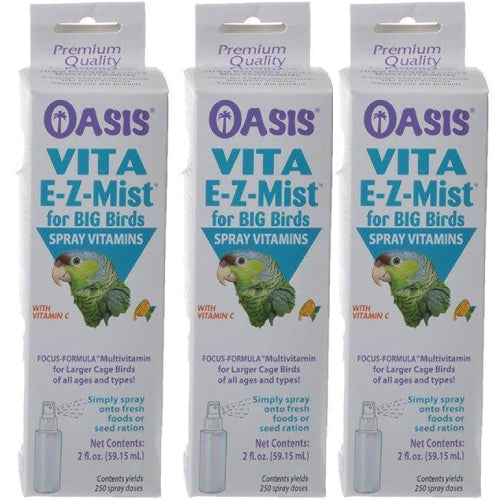 Oasis Vita E-Z-Mist for Big Birds 2 oz. 3-Pack