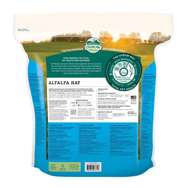 Oxbow Alfalfa Hay 40oz. Oxbow