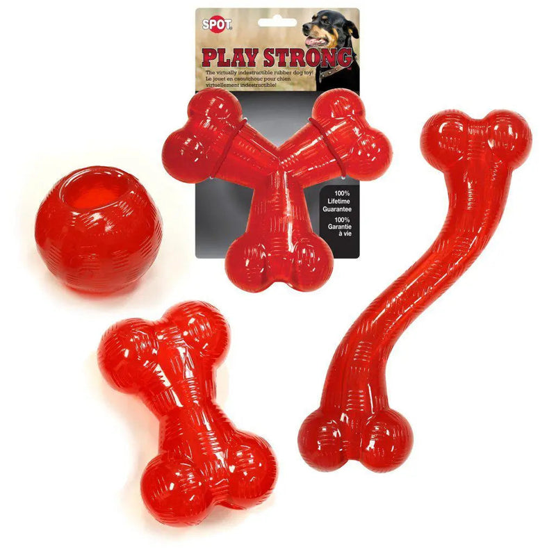 Play Strong Rubber Ball Chew Toy for Dogs Ethical Pets