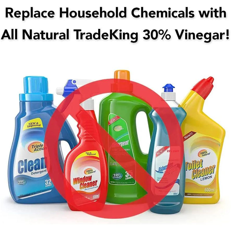 TradeKing 30% Vinegar The All Natural Alternative Home Cleaner 1 Gallon TradeKing