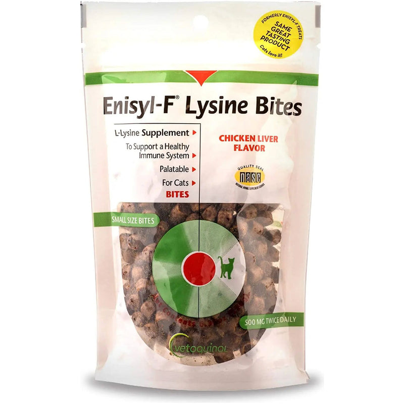 Vetoquinol Enisyl-F Lysine Pet Cat Treats Supports Immune System 6.35 oz. Vetoquinol