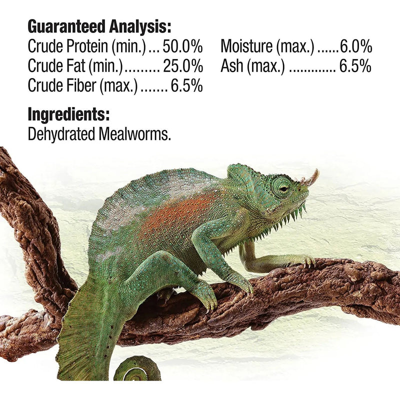 Zilla Reptile Food Munchies Mealworm, 3.75-Ounce Central Aquatics