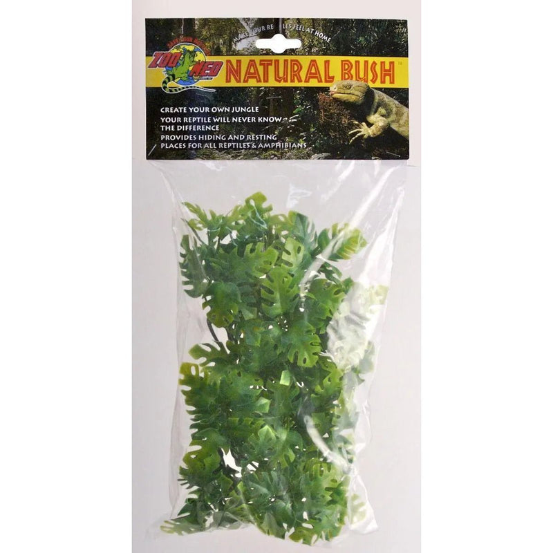 Zoo Med Natural Bush Amazonian Phyllo Plastic Plant Reptile Fish Tank Decoration Zoo Med