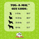 Jolly Pets Tug-a-Mals Pet Toy Elephant, Small