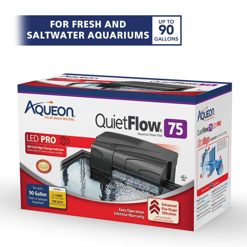 Aqueon QuietFlow LED PRO Aquarium Power Filters