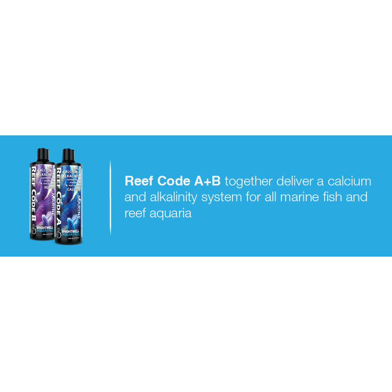 Brightwell Aquatics Reef Code A Aquarium Liquid Salt Water Conditioners 500ml Brightwell Aquatics