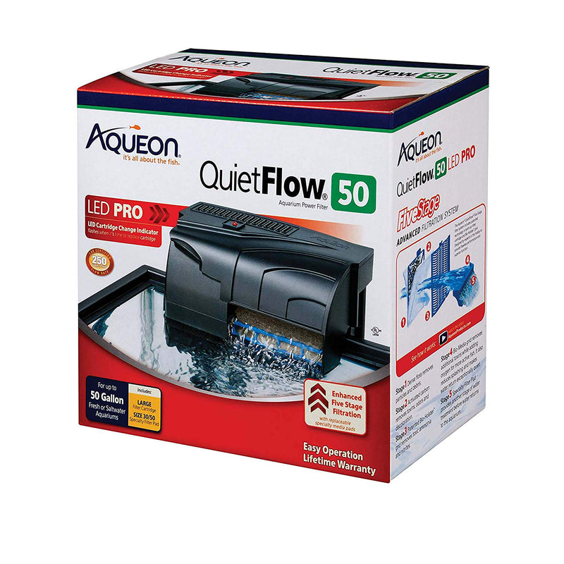 Aqueon QuietFlow LED PRO Aquarium Power Filters