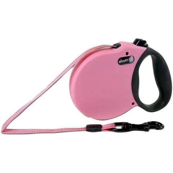 Alcott Adventure Retractable Reflective Belt Leash for Dogs Alcott