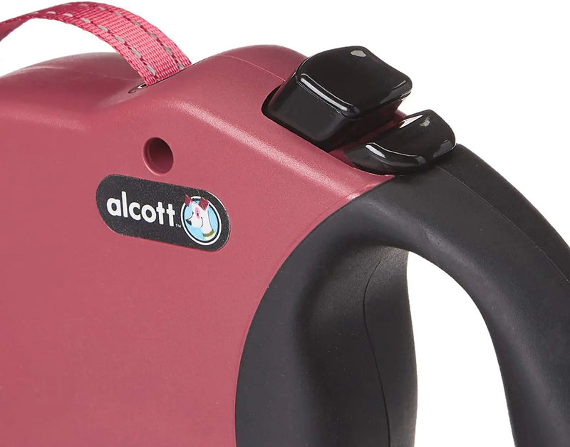 Alcott Adventure Retractable Reflective Belt Leash for Dogs Alcott