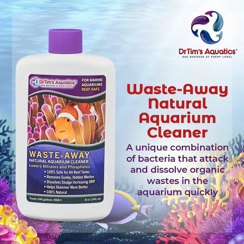 DrTim’s Aquatics Reef Waste-Away Natural Aquarium Cleaner 4 oz. Dr. Tim’s Aquatics