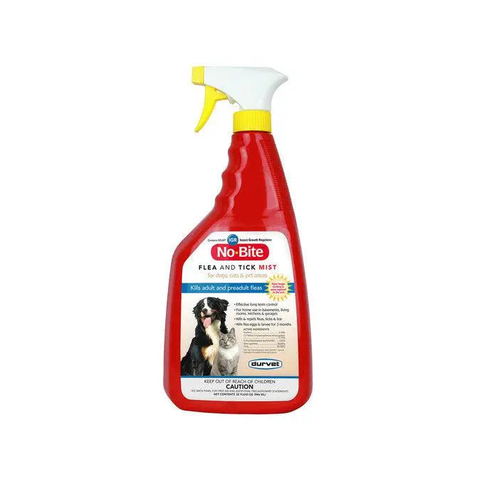 Durvet No-Bite IGR Flea and Tick Mist for Dogs and Cats 32 oz. Durvet