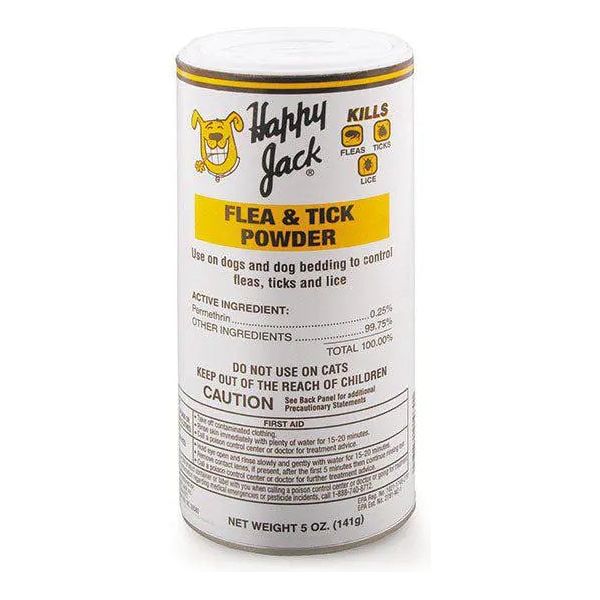 Happy Jack Flea and Tick Powder 5oz. Happy Jack