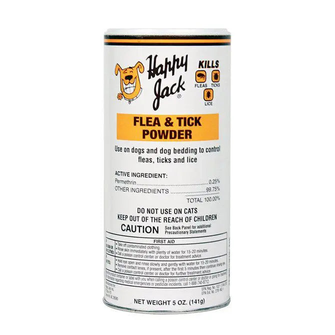 Happy Jack Flea and Tick Powder 5oz. Happy Jack