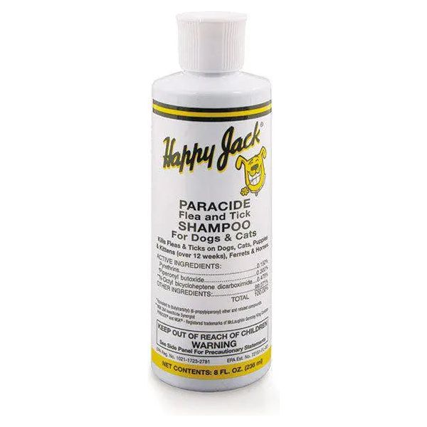 Happy Jack Paracide Flea And Tick Shampoo 8 oz. Happy Jack