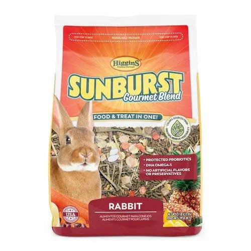 Higgins Sunburst Gourmet Blend Rabbit Food 6lbs. Higgins