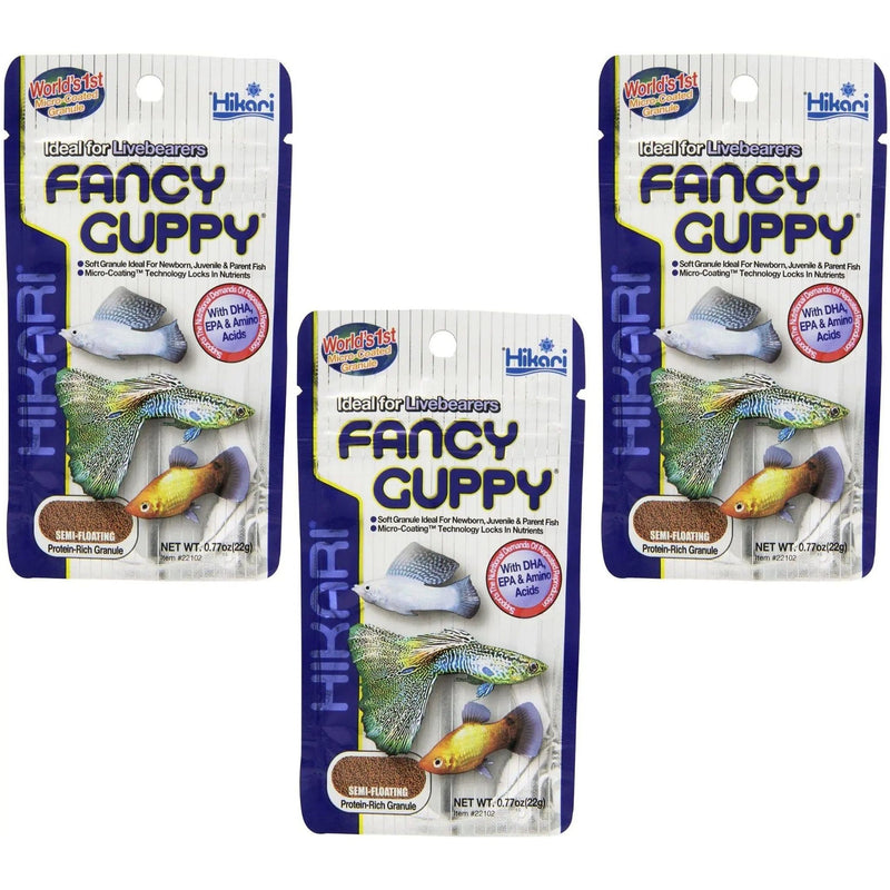 Hikari USA Tropical Fancy Guppy, 0.77-Ounce Each Hikari