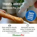 HomeoPet Travel Anxiety Calming Relief Remedy for Pets 15mL HomeoPet