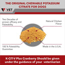 K-CIT-V Plus Cranberry Potassium Citrate Granules for Pets 300gm V.E.T Pharmaceuticals