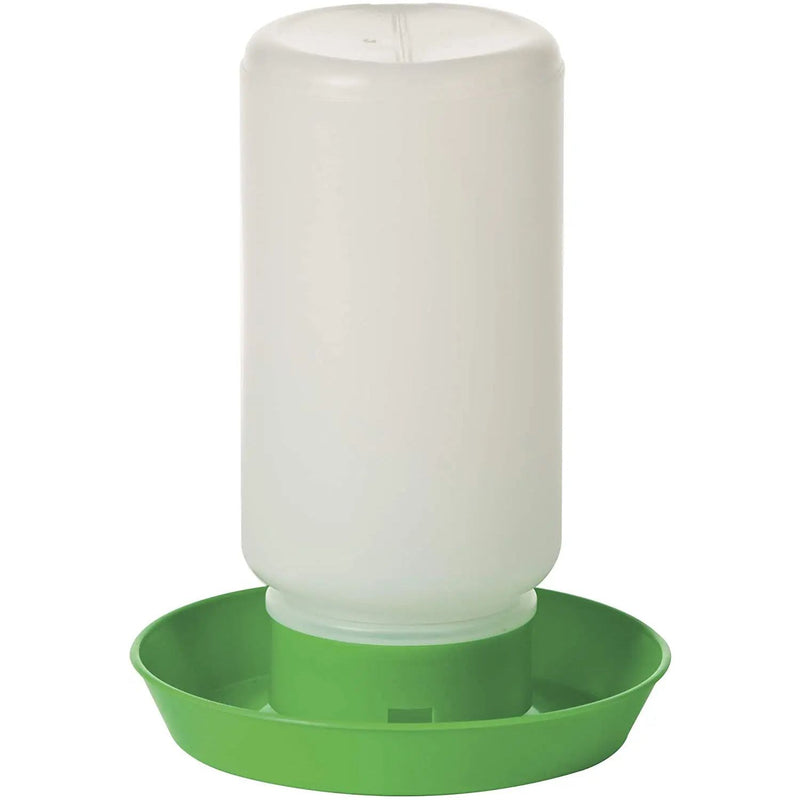 Little Giant Screw-On Poultry Waterer Bases 1qt Green 3PCK Little Giant