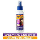 Mane N' Tail Spirit Untamed Detangler 3.4oz Caramel Apple Scent Mane 'n Tail