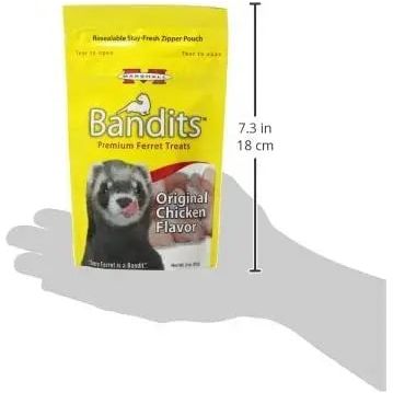 Marshall Bandits Premium Chicken Flavor Ferret Treats 3 oz. MARSHALL