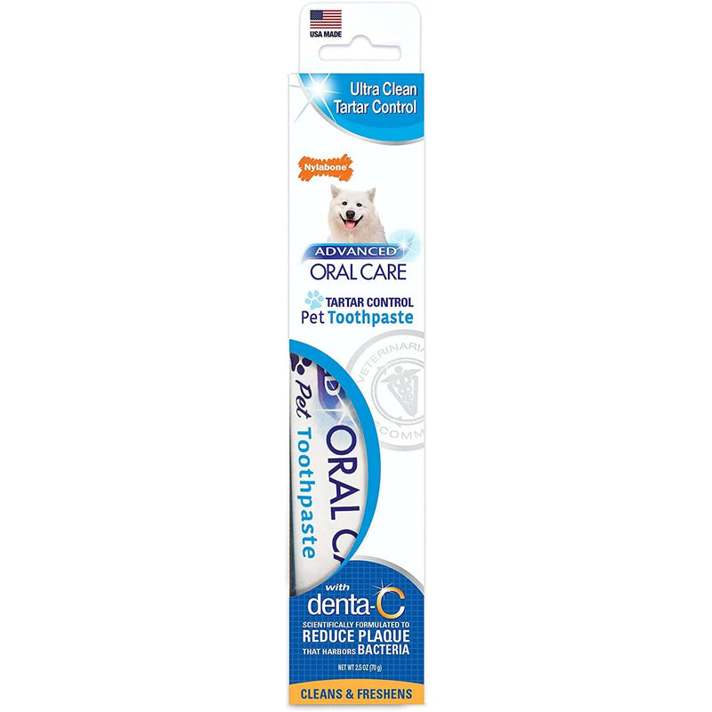 Nylabone Advanced Oral Care Tartar Control Dog Toothpaste 2.5 oz. Nylabone