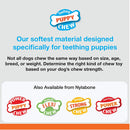 Nylabone Puppy Power Tough Chew Toys Twin Pack, Small/Regular Nylabone