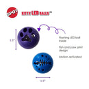 SPOT Kitty LED Balls Light-Up Toy for Cats 2-Pack SPOT