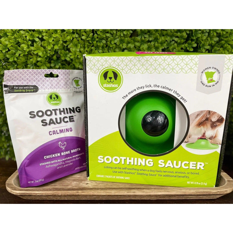 Stashios Soothing Saucer Kit Helps Reduce Dog Stress and Anxiety Stashios