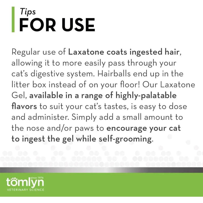 Tomlyn Laxatone Tuna Flavor Hairball Remedy 4.25 oz. Tomlyn