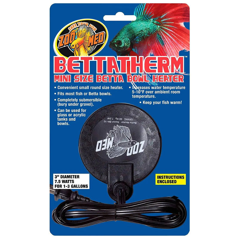 Zoo Med BettaTherm Submersible Betta Heater 7.5 Watts Zoomed