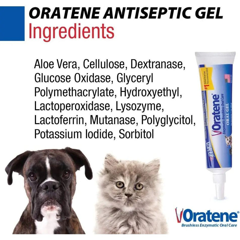 Zymox Oratene Antiseptic Oral Gel Enzymatic Formula 1 oz. ZYMOX